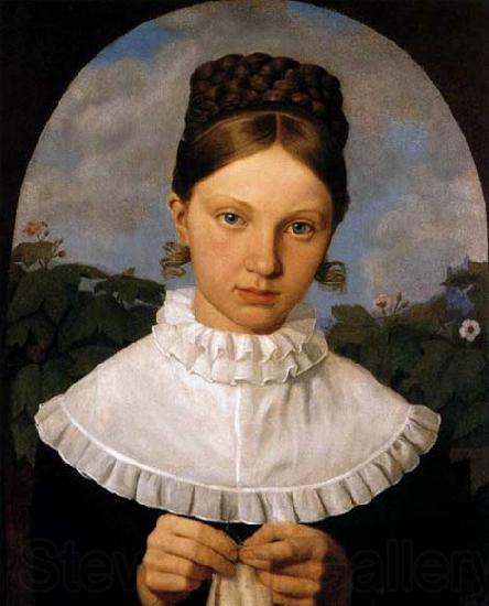 HESS, Heinrich Maria von Portrait of Fanny Gail